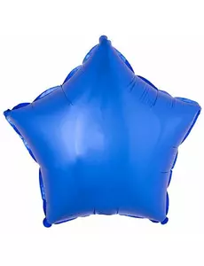 Fóliový balónek modrá hvězda 45 cm