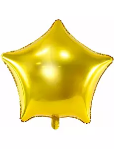 Fóliový balónek zlatá hvězda 70 cm