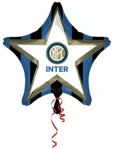 Fóliový balónek Inter hvězda 48 cm