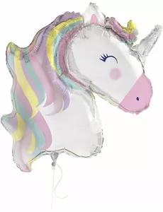 Obří fóliový balónek kouzelný jednorožec 106 cm