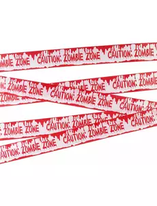 Páska „Zombie Zone“ Halloween
