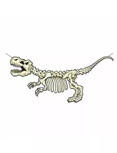 Kartonový banner dinosauří kostra 71 × 152 cm