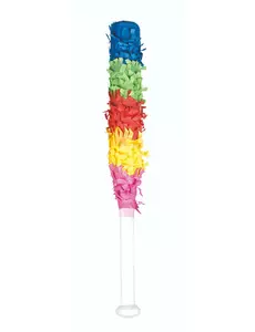 Vícebarevná piñata tyč 43 cm