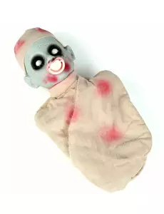 Krvavé zombie miminko se světlem a zvukem 50 cm