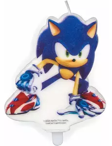 Narozeninová svíčka Sonic Prime 9 cm