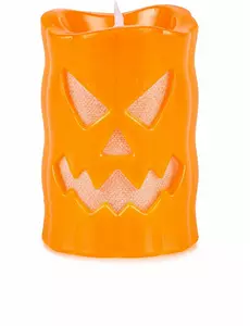 LED svíčka dýně 10 cm