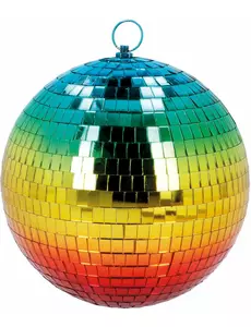 Duhová disco zrcadlová koule 20 cm