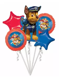 Kytice z 5 fóliových balónků Paw Patrol