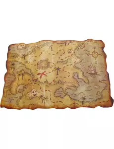 Pirátská plastová mapa 29 x 45 cm