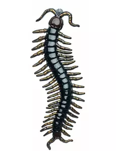 Závěsná černá stonožka 90 cm