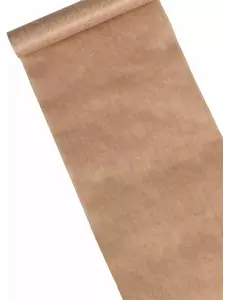 Netkaný běhoun na stůl s efektem přírodní bavlny 28 cm x 5 m