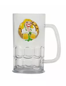 Průhledný půllitr 14 cm Oktoberfest