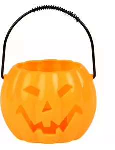 Svítící halloweenská dýně 10 cm