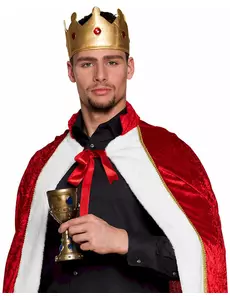 Zlatý plastový středověký pohár 25 cl