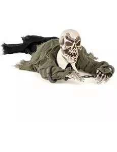 Animovaná světelná a zvuková dekorace kostry Halloween