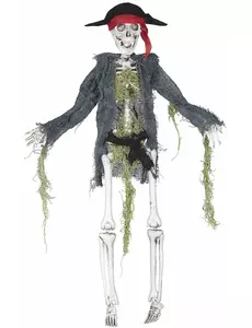 Dekorace pirátský zombie 42cm Halloween