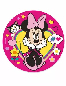 Jedlý disk Minnie růžový 20 cm