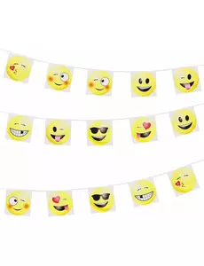 Girlanda praporků Imoji Emoticon 8m
