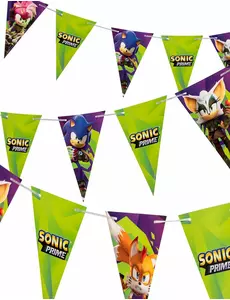 Praporková girlanda Sonic Prime 2 m