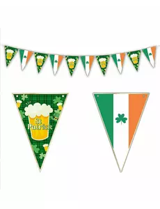 Praporková girlanda St. Patrick’s Day Beer 3 m