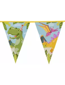 Praporková girlanda Dino Party 6 m