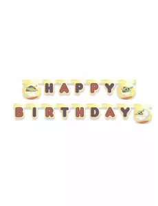 Kartonová girlanda Happy Birthday Baby Yoda The Mandalorian 2 m