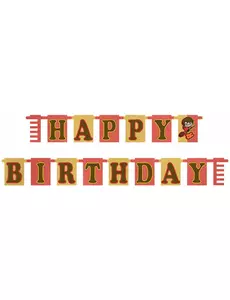 Kawaii Harry Potter kartonová girlanda Happy Birthday 180 cm
