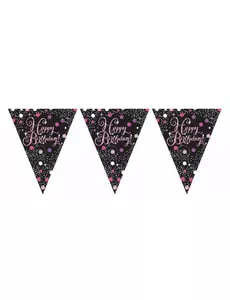 Girlanda Sparkling Pink Celebration 3 m 96 x 21 cm