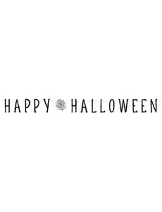 Girlanda Happy Halloween pavučina 180 cm