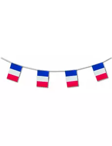 Plastová girlanda Francie 5 m
