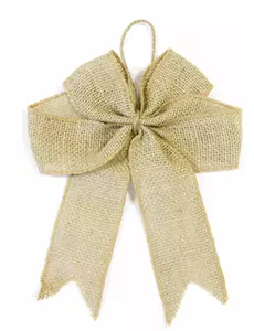 Jutová mašle 20cm
