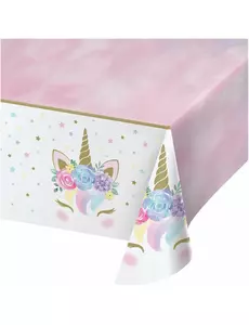 Plastový ubrus Fairy Unicorn 137 x 259 cm