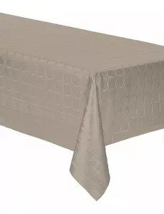 Taupe damaškový papírový ubrus v roli 6 m