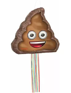3D piñata Emoji poop 45 cm