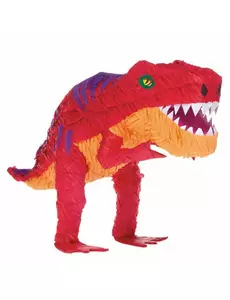 Piñata červený T-Rex 58 x 29 x 23 cm