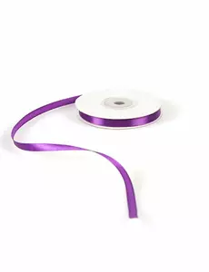 Fialová saténová stuha 0.6 cm x 25 m