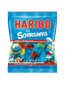 Sáček bonbonů Haribo Šmoulové 120g.