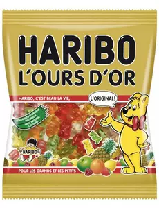 Sáček bonbonů Haribo Zlatí medvídci 120g.
