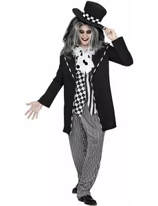 Mad Hatter Fairy Tale Halloween Black-White Man