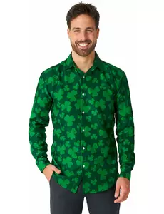 Suitmeister pánská košile St. Patrick's Day se shamrockem, Velikost: Small (EU 44-46)