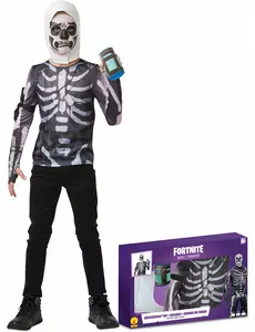 Fortnite Skull Trooper Classic Box Set pro teenagery, Velikost: 9-10 let (134 to 140 cm)