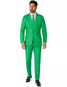 Mr. Solid green suit pro muže Suitmeister, Velikost: Small (EU 44-46)