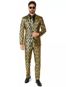 Opposuits lesklý hadí kostým pro dospělé, Velikost: Small (EU 44-46)