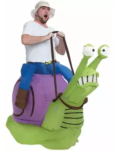 Nafukovací kostým šneka pro dospělé