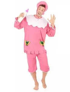 Růžový „baby“ kostým pro muže