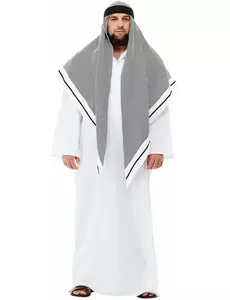 Deluxe bílý šejk kostým pro dospělé, Velikost: X-Large
