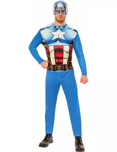 Kostým Classic Captain America pro dospělé, Velikost: Large