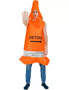 Kostým dopravního kužele pro dospělé