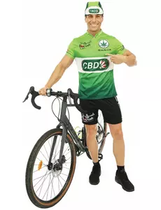 Pánský cyklistický kostým CBD zelený, Velikost: Large/X-Large