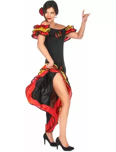 Kostým flamenco tanečnice pro ženy, Velikost: Small